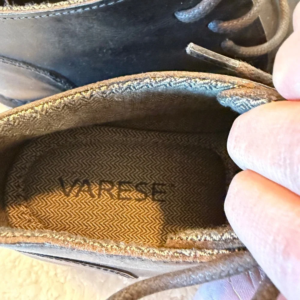 Varese Gobi Brown Leather Chukka Boots Mens 8.5 Desert Ankle Boots‎ 350078